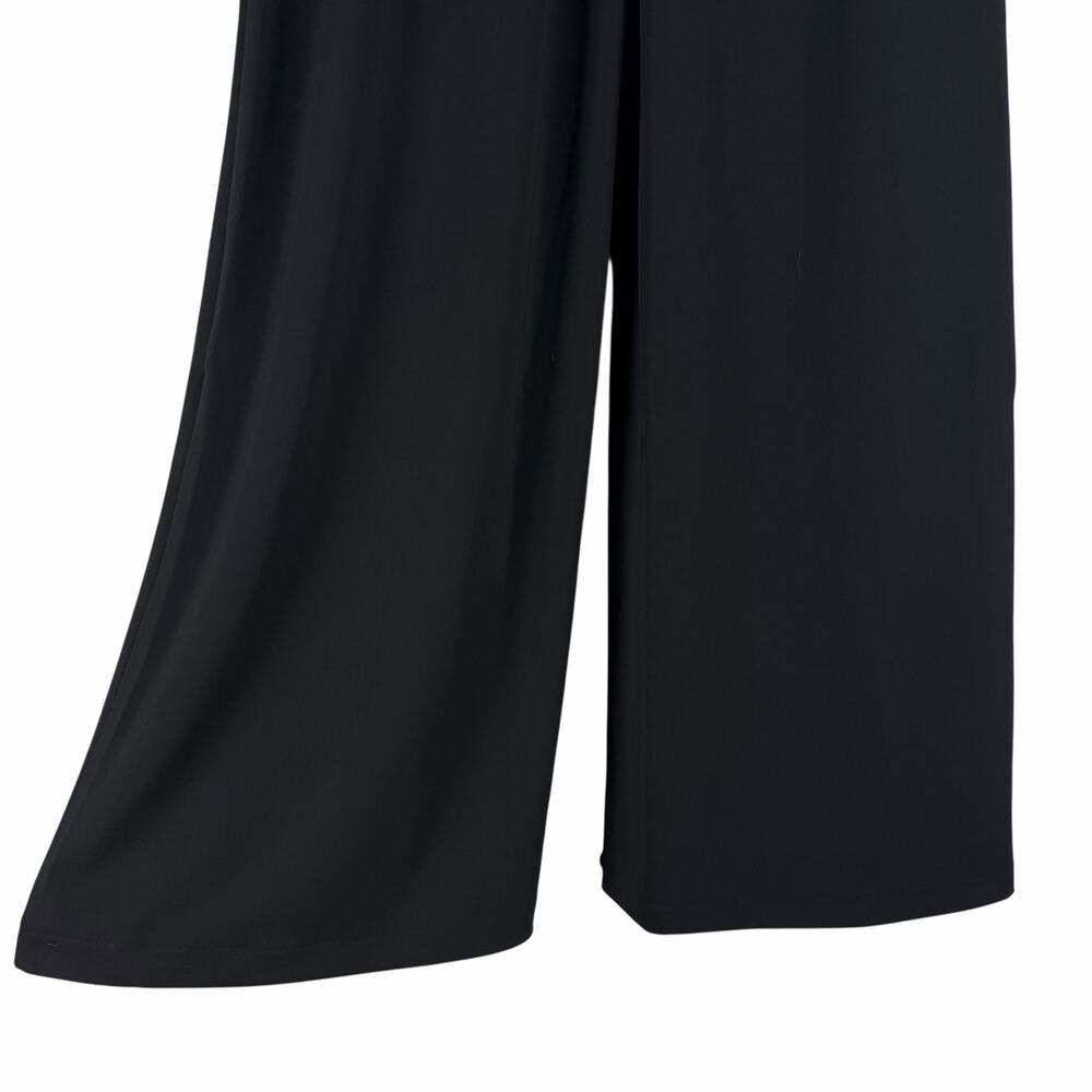 Uniqlo Crepe Jersey Straight Leg Pull On Pants Black Size XXS - Picture 9 of 10